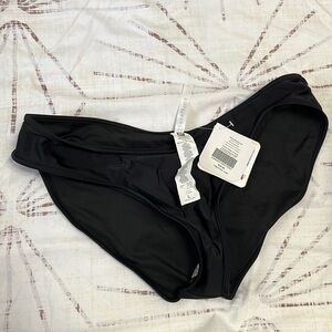NWT Fabletics black bikini bottoms